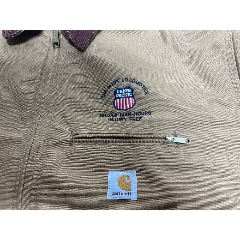 Carhartt Vintage Detroit J001 Mens Workwear Jacket Size 3XL Tall Blanket Lined - Picture 4 of 16